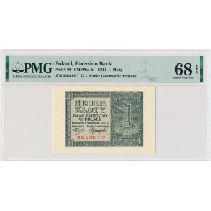 1 złoty 1941 - BB - PMG 68 EPQ