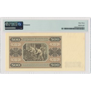 500 złotych 1948 - AI - PMG 63