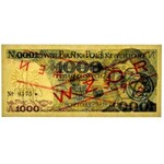 1.000 złotych 1982 - WZÓR - DC 0000000 No.0175 - PMG 67 EPQ