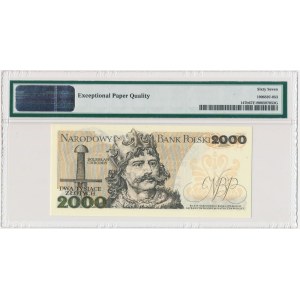 2.000 złotych 1979 - AB - PMG 67 EPQ - rzadka seria