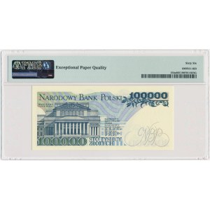 100.000 złotych 1990 - Y - PMG 66 EPQ - rzadka seria