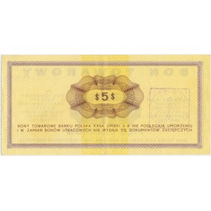 Pewex 5 dolarów 1969 - Ee - RZADKI