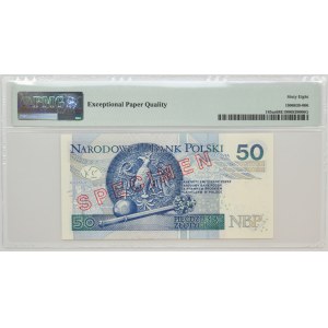 50 złotych 2012 - WZÓR Nr 0096 - AA 0000000 - PMG 68 EPQ