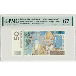 50 złotych 2006 - Jan Paweł II - PMG 67 EPQ