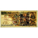 5 milionów złotych 1995 WZÓR - AH 0000000 - seria od Andrzej Heidrich