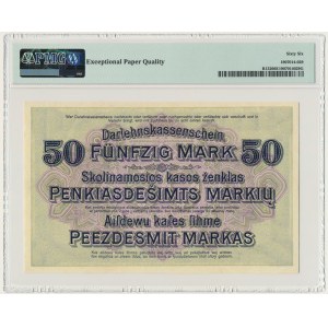 Kaunas 50 mark 1918 - F - PMG 66 EPQ