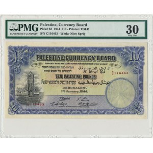 Palestine, 10 pounds 1944 - PMG 30