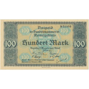 Memel, 100 mark 1922