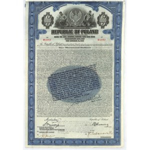 7% pożyczka stabilizacyjna 1927, obligacja $1.000