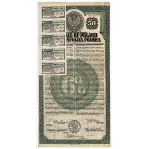6% pożyczka dolarowa 1920, obligacja $50