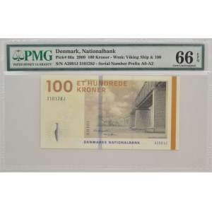 Denmark, 100 Kroner 2009 - PMG 66 EPQ