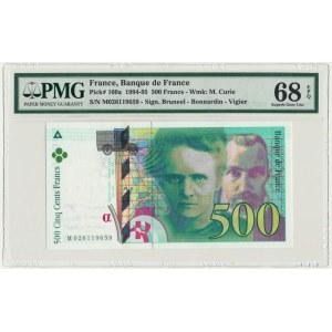 France, 500 francs 1994 - PMG 68 EPQ