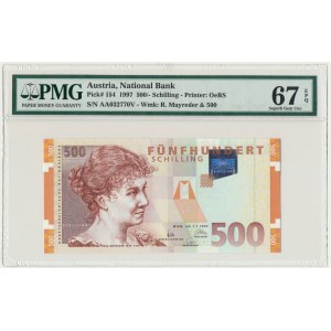 Austria, 500 schillings 1997 - PMG 67 EPQ