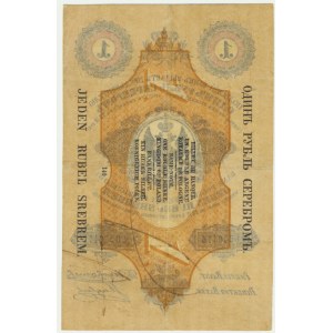 1 rubel srebrem 1858 Niepokoyczycki & Englert - PIĘKNY