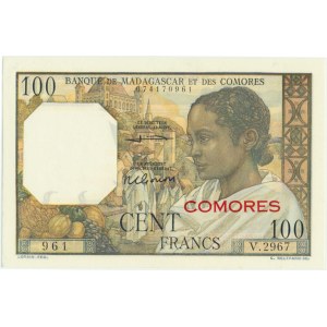 Comores, 100 francs 1960-63