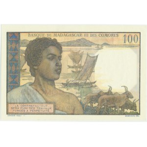 Comores, 100 francs 1960-63