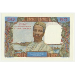 Comores, 50 francs 1960