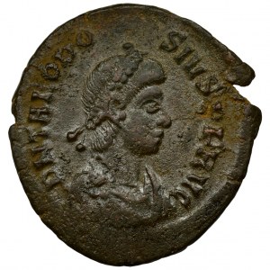 Roman Imperial, Theodosius I, Centenionalis - RARE