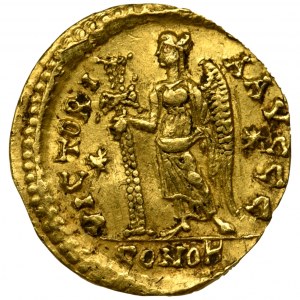 Cesarstwo Rzymskie, Zenon, Solidus - RZADKI