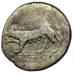 Roman Republic, Satrienus, Denarius
