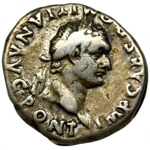Roman Imperial, Domitian, Denarius - EXTREMELY RARE