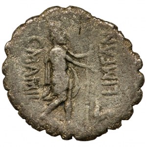 Roman Republic, Mamilius Limetanus, Denarius serratus