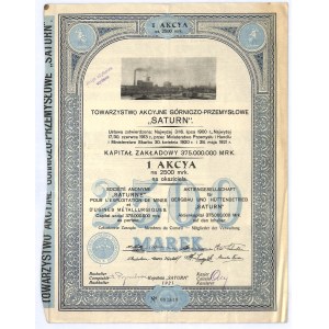SATURN Tow. Akcyjne Górniczo-Przemysłowe, 2500 marek 1921