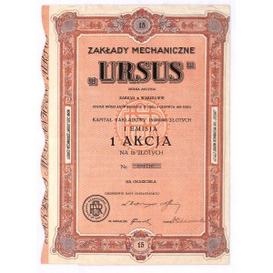 Ursus SA, Zakłady mechaniczne, Em.I, 15 złotych 1927