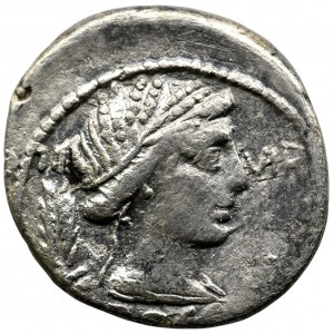 Roman Republic, Furius Brocchus, Denarius
