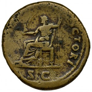 Roman Imperial, Domitian, Sestertius - RARE