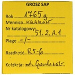 Poniatowski, Groschen Krakau 1765 g - ILUSTRATED, EXTREMELY RARE