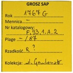 Poniatowski, Groschen 1767 G - FORGERY, ILUSTRATED, VERY RARE