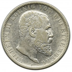 Germany, Württemberg, Wilhelm II, 2 mark Stuttgart 1904 F