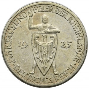 Germany, Weimar Republic, 3 mark Karlsruhe 1925 G