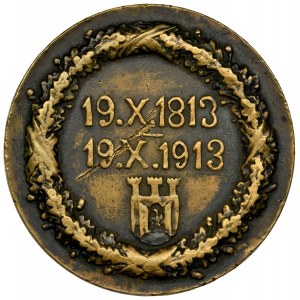 100th anniversary of the death of Prince Joseph Poniatowski, Medal 1913 - RARE