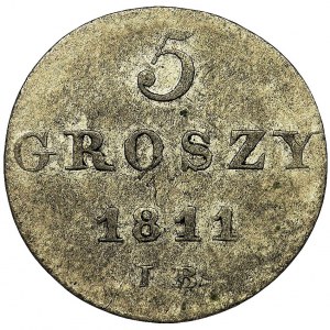 Duchy of Warsaw, 5 Groschen Warsaw 1811 IB