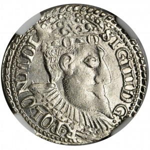 Sigismund III Vasa, 3 Groschen Olkusz 1599 - NGC MS63