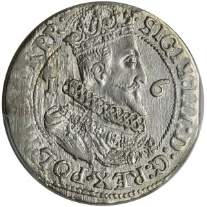 Sigismund III Vasa, 1/4 Thaler Danzig 1624/3 - PCGS AU58 - PR•