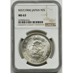 Japan, Meiji, 1 Yen 1904 - NGC MS63