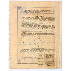 Wileński Bank Ziemski, 4,5% list zastawny 1926, seria 1, 100 zł