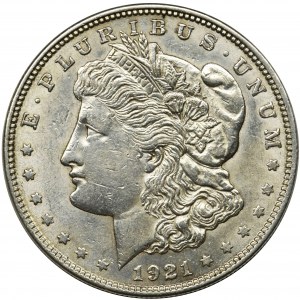 USA, 1 dolar Filadelfia 1921 - typ Morgan