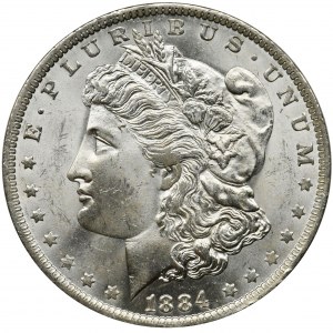 USA, 1 dolar Nowy Orlean 1884 - typ Morgan