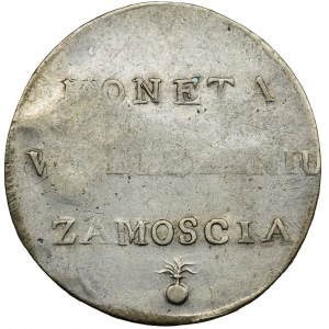 Siege of Zamosc, 2 zloty 1813 - inverted И - RARE