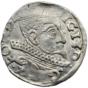 Zygmunt III Waza, Trojak Wschowa 1598 - pełna data, RZADSZY