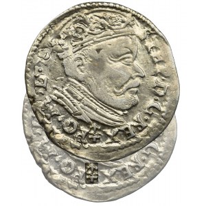 Stefan Batory, Trojak Wilno 1585 - herb Prus z grotem