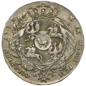 Poniatowski, Thaler Warsaw 1772 IS - Schröder, RARE