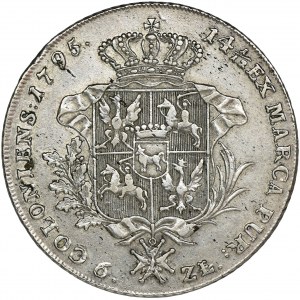 Poniatowski, Thaler 6 zloty Warsaw 1795