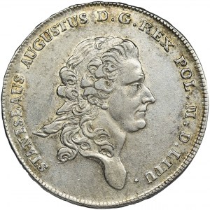 Poniatowski, Thaler Warsaw 1778 EB - BEAUTYFUL