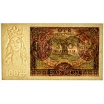 100 złotych 1932 - Ser.AN. - znw. kreski na dole