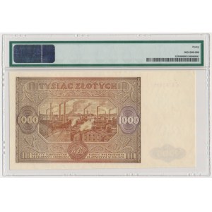 1.000 złotych 1946 - A z kropką - PMG 40 - rzadsza odmiana